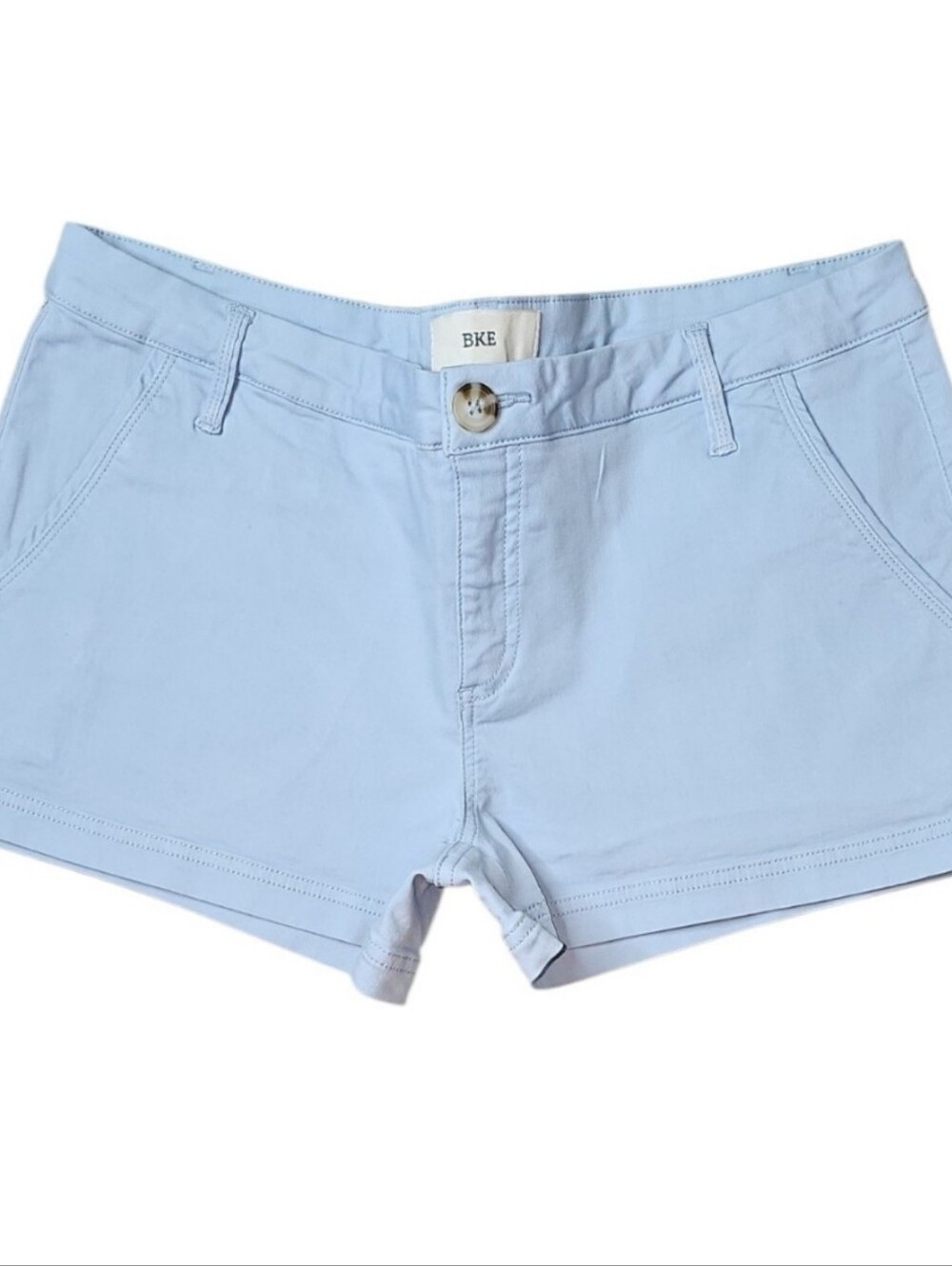 💥BKE Light Blue Mini Shorts with Stretch. Women's Size: W31x2.5L.